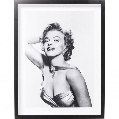 Quadro c/ moldura Marilyn Diva 65x85cm