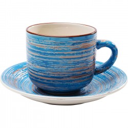 Chávena Cafe Swirl Azul