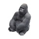 Peça Decorativa Monkey Gorilla Side Medium Preto