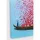 Tela a Óleo Flower Boat Azul Rosa 100x80cm-39250 (5)