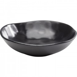 Prato de sopa Organic Preto Ø22cm