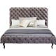 Cama Desire High Cinzenta 160x200 cm