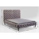 Cama Desire High Cinzenta 180x200 cm