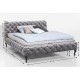 Cama Desire em veludo Cinzento160x200 cm