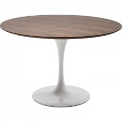 Tampo Invitation Round WalnutØ120cm