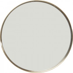 Espelho Curve redondo Dourado Ø60cm