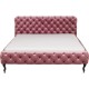 Cama Desire em veludo Malva 180x200cm