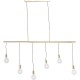 Candeeiro de Tecto Pole Brass Six