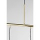 Candeeiro de Tecto Pole Brass Six