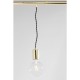 Candeeiro de Tecto Pole Brass Six