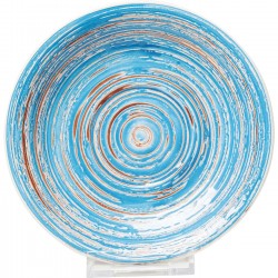 Prato Swirl Azul Ø19cm