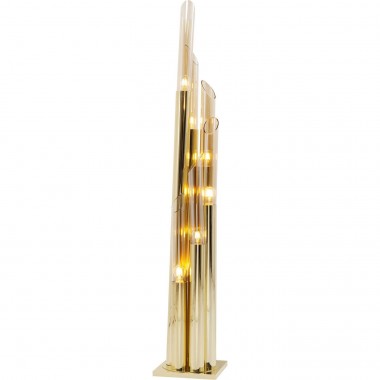 Candeeiro de Chão Pipe Gold 175cm