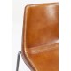 Cadeira Vintage em pele Castanha