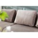 Sofá Infinity em veludo Taupe c/chaise à dir.