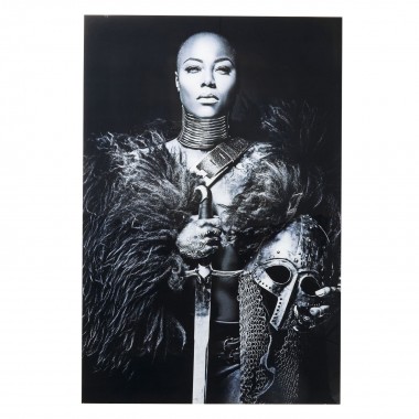 Quadro de Vidro Lady Knight 150x100cm