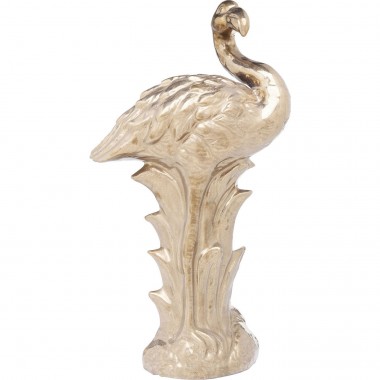 Peça Decorativa Flamingo Front Gold