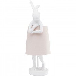 Candeeiro de Mesa Animal Rabbit Branco