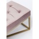 84087.JPG - Banqueta Crossover Rosa/Dourada 90x40cm