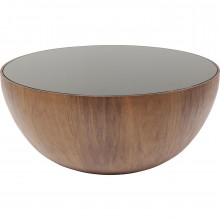 Mesa de Centro Tear Drops Walnut Ø80cm