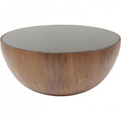 Mesa de Centro Tear Drops Walnut Ø80cm