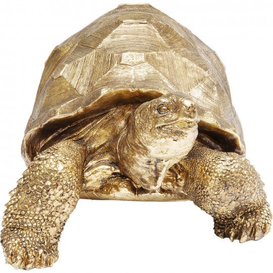 Peça Decorativa Turtle Gold Medium