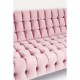 Sofá Milchbar em veludo Malva 3 lug.