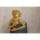 Candeeiro de Mesa Animal Monkey Gold Azul