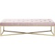 Banqueta Crossover Rosa/Dourada150x40cm-84086 (8)