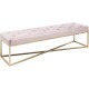 Banqueta Crossover Rosa/Dourada150x40cm-84086 (7)