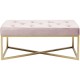 Banqueta Crossover Rosa/Dourada 90x40cm-84087 (7)