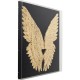 Decoração de Parede Wings Gold Preto 120x120cm