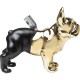 Mealheiro Bulldog Dourado/Preto