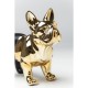 Mealheiro Bulldog Dourado/Preto