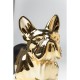 Mealheiro Bulldog Dourado/Preto