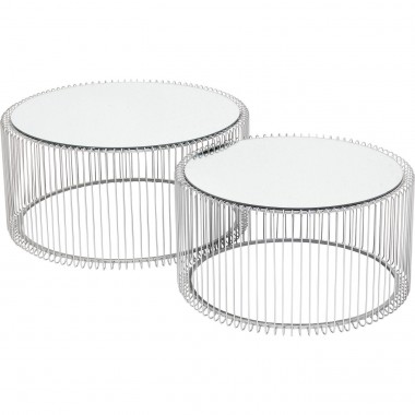 Mesa de Centro Wire Prateado (conj.2)-80898 (8)