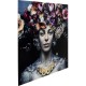 Quadro de Vidro Flower Art Lady 120x120cm-65022 (4)