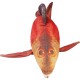Almofada Shape Fish vermelho 44x95cm