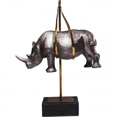 Peça Decorativa Hanging Rhino
