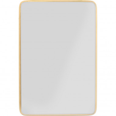 Espelho Jetset Square Dourado 94x64cm