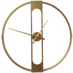 Relógio de Parede Clip Gold Ø60cm