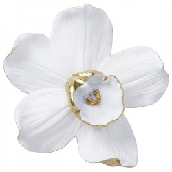 Decoração de Parede Orchid Branco 25cm