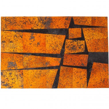 Tapete Blocks Laranja 240x170cm