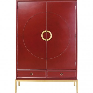 Armário Disk vermelho