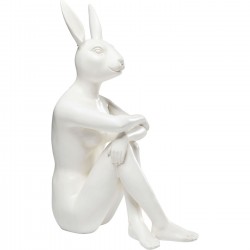 Peça Decorativa Gangster Rabbit Branco