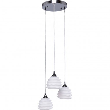 Candeeiro de Tecto Ruffle Branco Ø 37cm