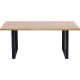 Mesa Jackie Oak Preto 200x100