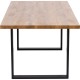 Mesa Jackie Oak Preto 200x100