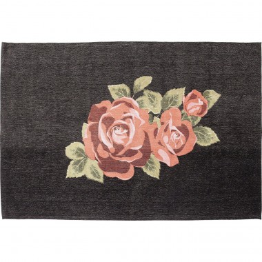 Tapete Roses Preto 240x170cm
