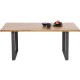 Mesa Jackie Oak Crude Steel 200x100