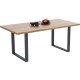 Mesa Jackie Oak Crude Steel 200x100